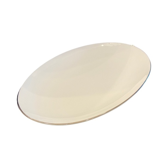 Noritake White and Silver China 14 Inch Platter - Picture 3 of 5